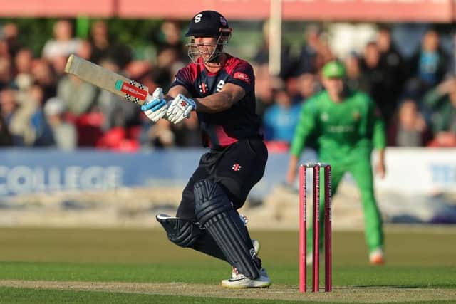 Chris Lynn hits out for the Steelbacks