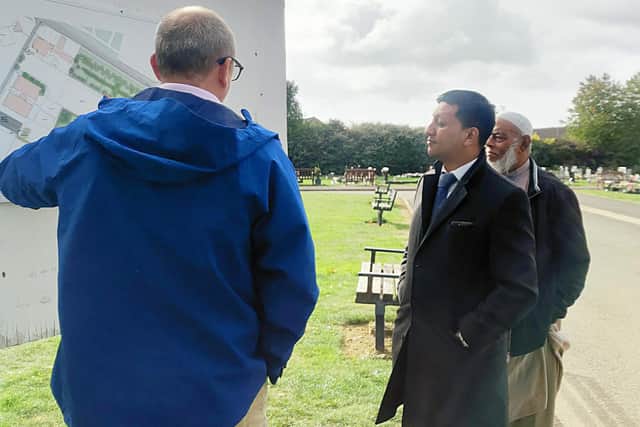 The Muslim burial area of 200 will soon to be ready to use.