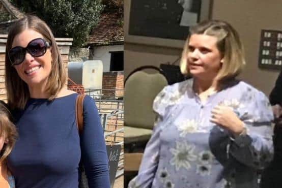 Debbie before and after losing 6st in 45 weeks