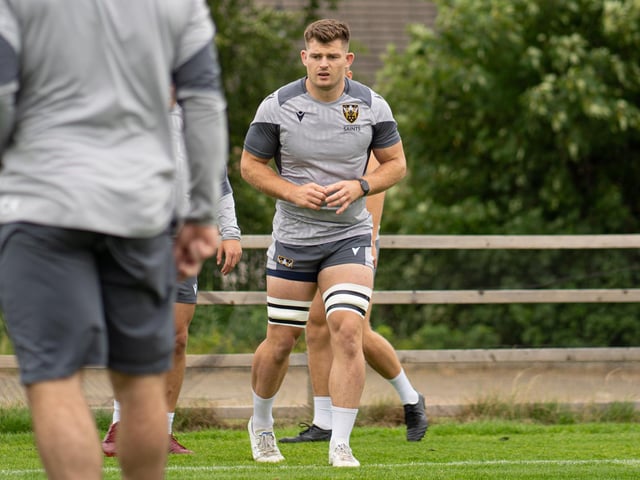 Sam Graham keeps his focus during pre-season training