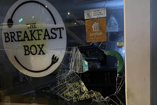 The Breakfast Box was broken into during the early hours of Saturday (February 15) morning