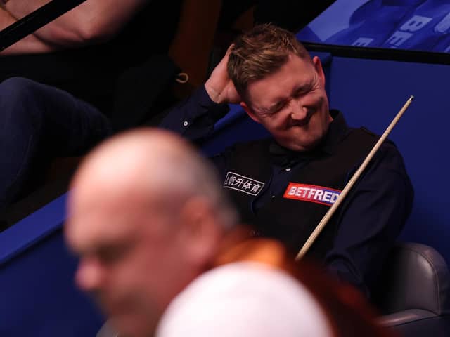 Kyren Wilson's frustration was clear to see as his Betfred World Championship hopes were ended in a second-round loss to Stuart Bingham