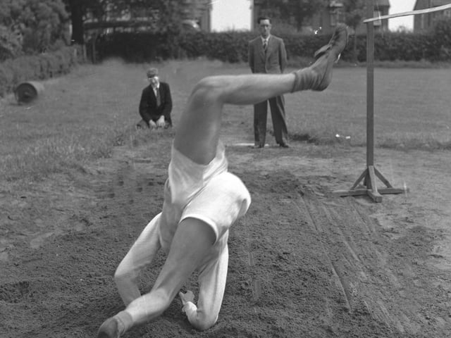 A triangular Sports meeting at Wellingborough - Wellingborough v Kettering v Northampton Grammar School, July 22, 1957