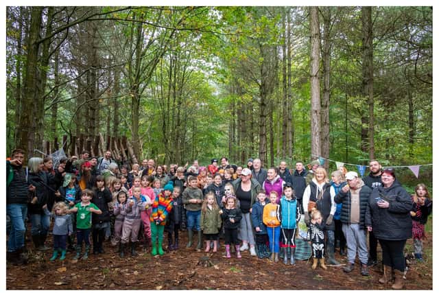 The Save Weekley Hall Wood campaign family fun day was a success. Picture by Simon Eppey.