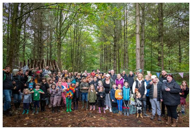 The Save Weekley Hall Wood campaign family fun day was a success. Picture by Simon Eppey.