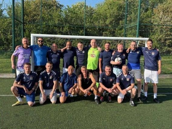 The Rushden team held a charity football match to celebrate a year of fundraising