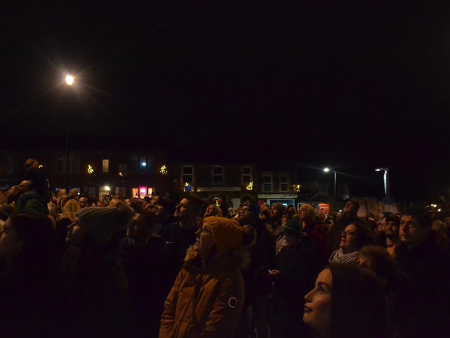 Thousands gather in Earls Barton Square for annual carol service