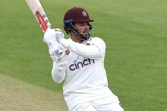Ricardo Vasconcelos ended the day on 166 not out