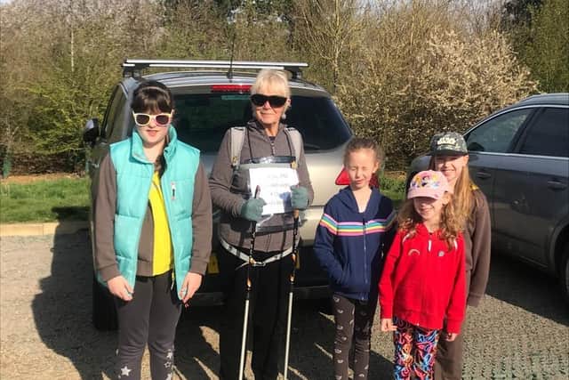 Pat Atkins completed 10,000 steps a day for the eight days leading up to her 80th birthday