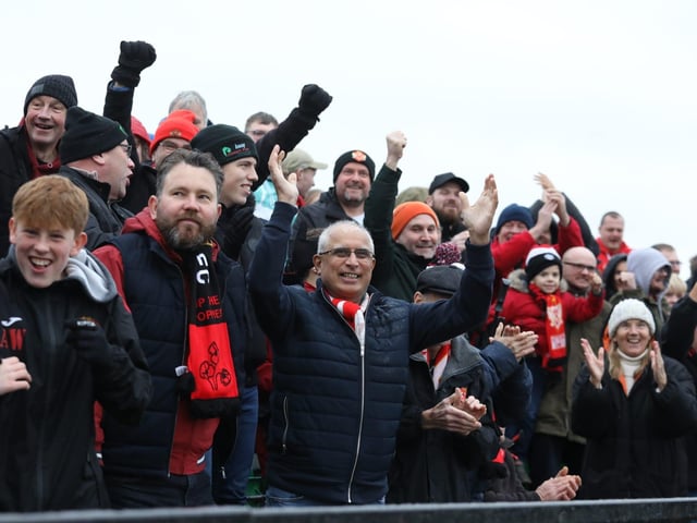 Kettering Town FC's second round FA Cup tie