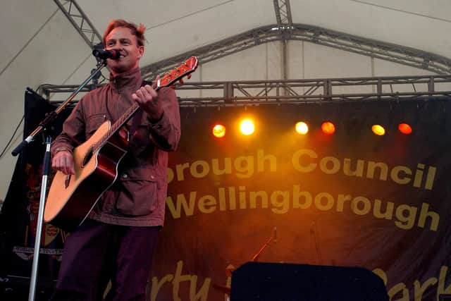 Wellingborough Party in the Park 2008 - Jason Donovan performs on stage