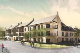 An exterior CGI image of the new scheme approved for St Christopher's Drive, Oundle