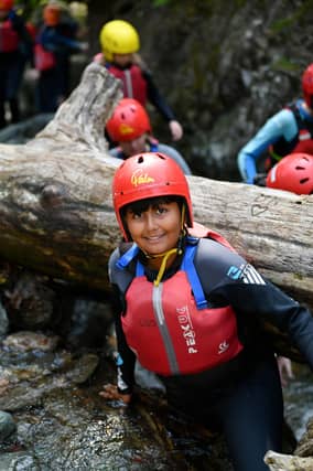 Gorge scrambling at YHA Buttermere