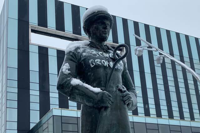 Corby Steelman before being cleaned, Thursday, March 9, 2023