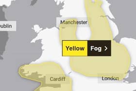 A weather warning for fog has been issued by the Met Office and it covers Northamptonshire.