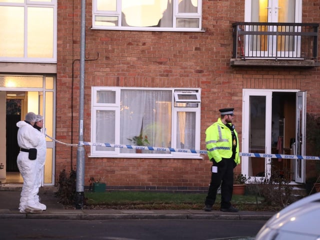 Officers in Petherton Court, Kettering