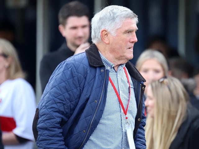 Record appearance holder Roger Ashby was in charge of one of the teams for the Legends Match