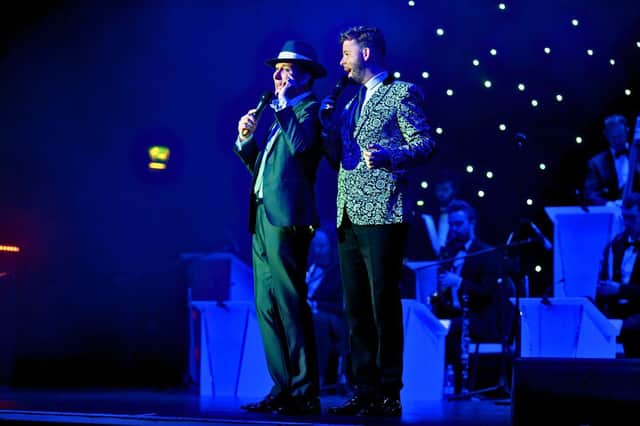 'Michael Bublé' & 'Frank Sinatra' in the show 