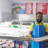 Sunil Varghese, joint owner of Daily Fresh Fish & Meat