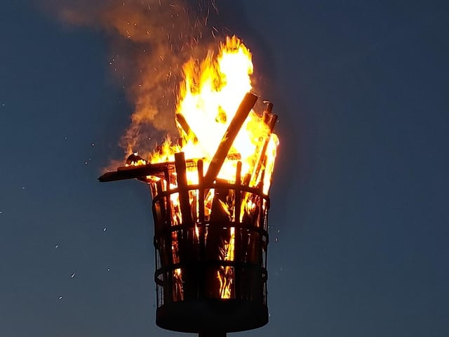 The beautiful Boughton House beacon