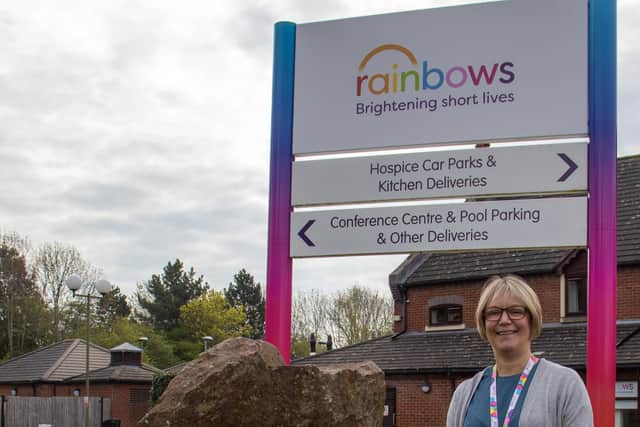 Karen Parsons of Rainbows Hospice will be helping families in Northamptonshire