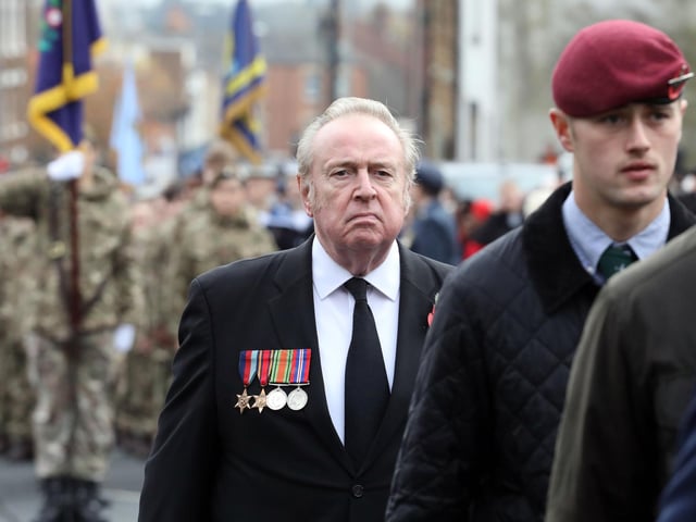 Wellingborough Remembrance Day parade 2022