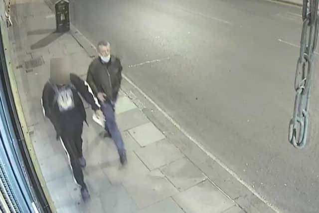CCTV shows Frank's last known movements on August 28 2021 at 10pm in Highbury Park