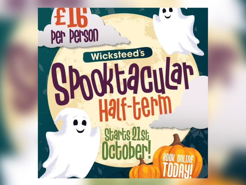 Visitors are invited to join the enchanting world of ghosts and ghouls of yesteryear on the family-friendly Halloween trail. The experience will include a peek at the Wicky Scare Show.
The train will also take visitors through the eerie wonders of the park.
Tickets for the Halloween experience are £16. Visit the Wicksteed Park website to find out more.