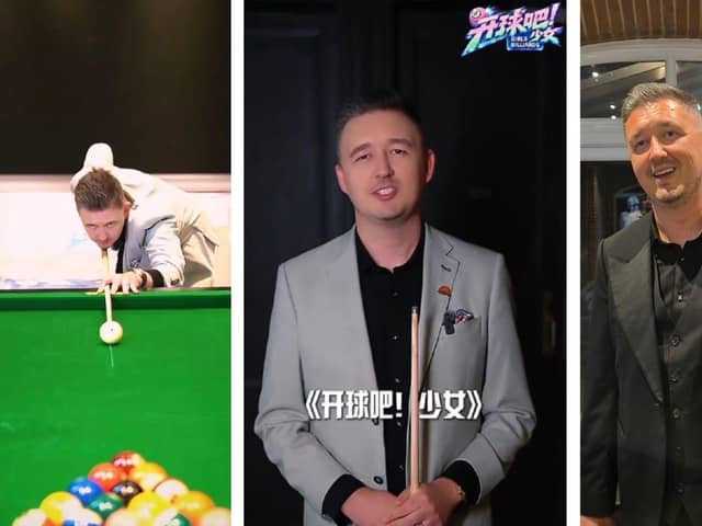 Kettering snooker star Kyren Wilson and champion is due to appear on a Chinese reality TV show as a mentor/IMG