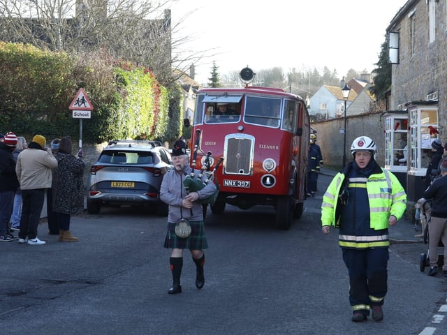 Annual Boxing Day Squirt between Geddington Volunteer Fire Brigade and Northants Fire and Rescue at Geddington Ford/National World
