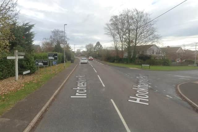Police are appealing for witnesses to the incident which took place in Irchester Road, Wollaston
