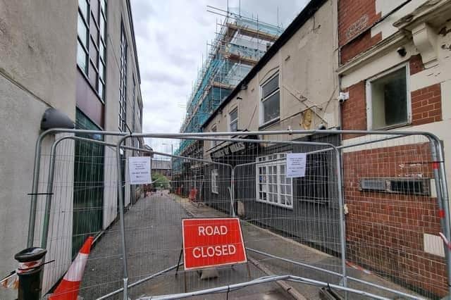 The road is set to remain closed for months