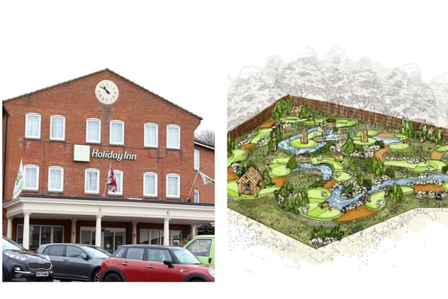 The Holiday Inn Corby/Kettering A43 will get a golf course and high ropes adventure area
