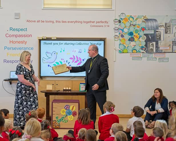 Church Excellence Award celebration for Staverton CE Primary School