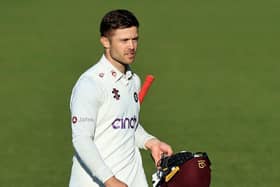 Lewis McManus will miss Northants' final three matches of the season