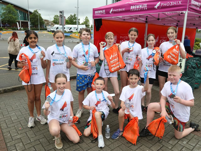 School pupils take part in the Kids of Steel mini triathlon in Corby/IMG