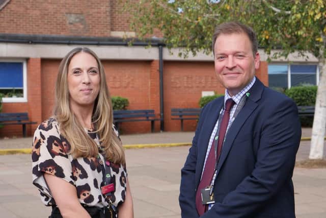Amy Bradshaw and Adam Crawte