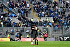 Fraser Dingwall was consoled after Saints lost to Leinster at Croke Park (photo by Charles McQuillan/Getty Images)