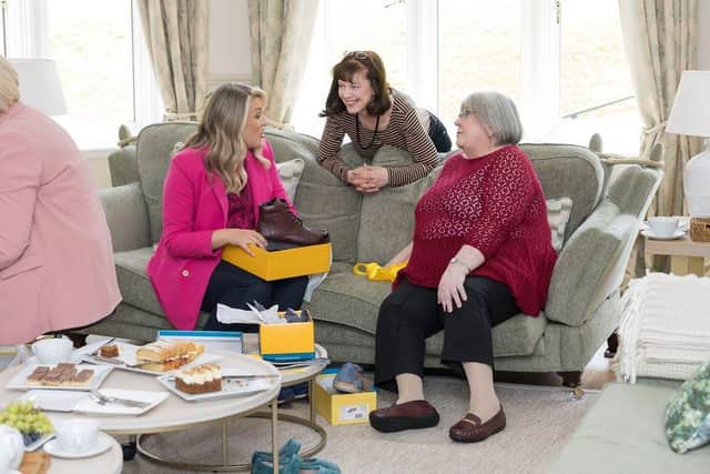 Northamptonshire based business DB Wider Fit Shoes launches new campaign with Sara Davies and loyal DB customers