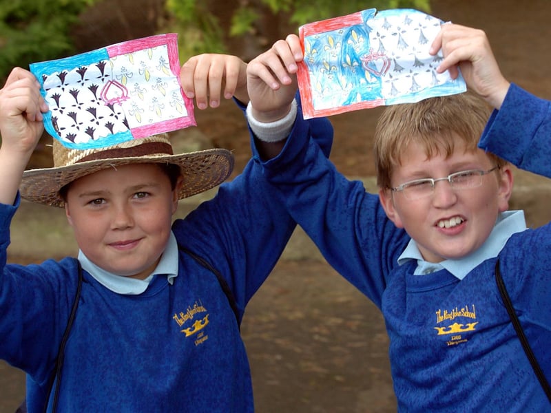 Children from King John School, Thrapston.