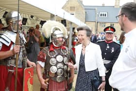Roman encounter - Princess Anne, The Princess Royal officially opened Chester House Estate