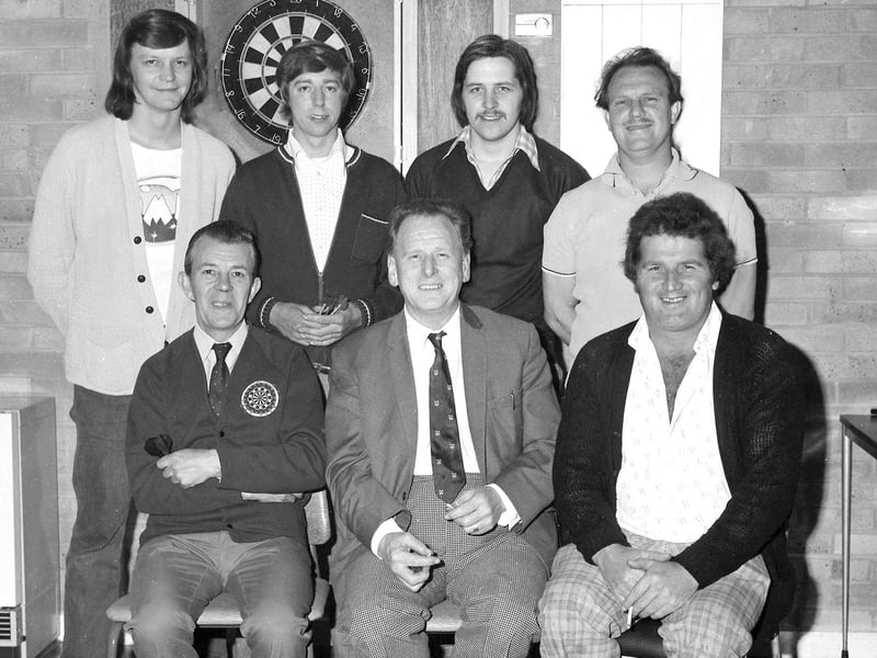 1970s darts team