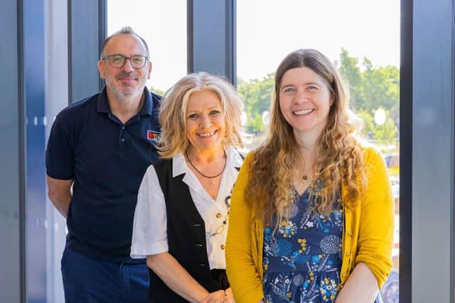 Jon Morgan, Sara Homer & Charlotte Patrick of Brackmills BID