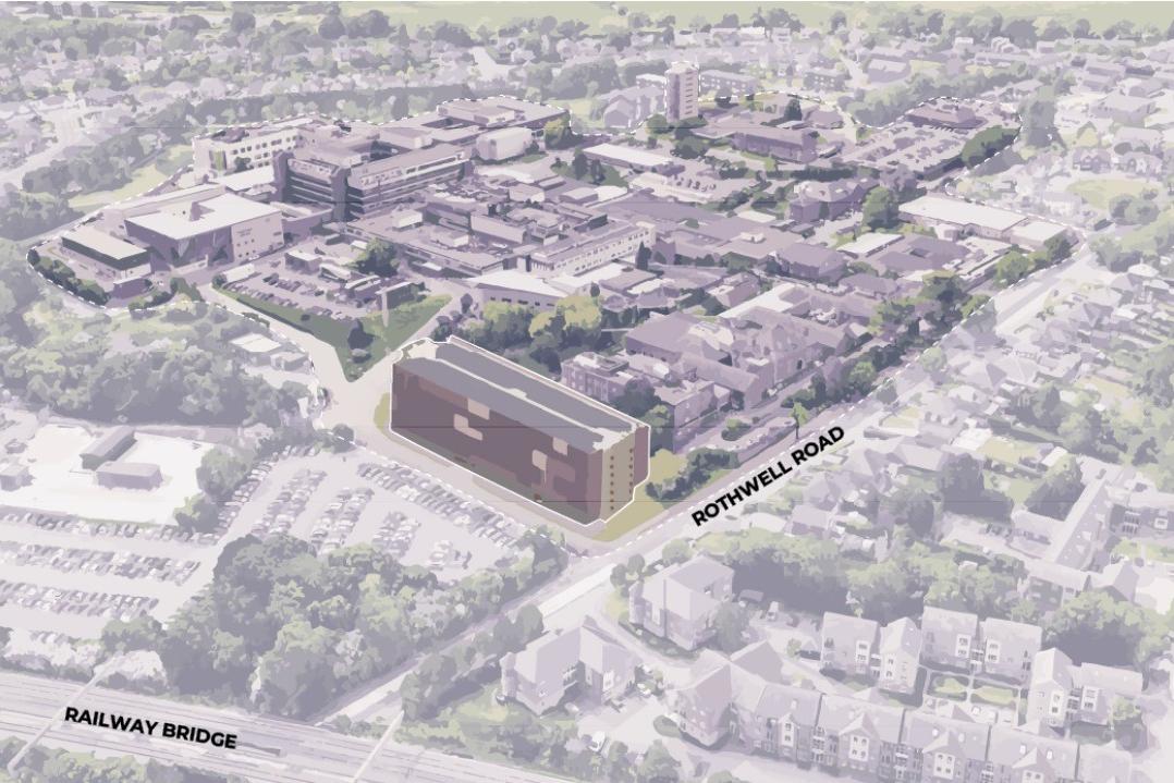 Kettering General Hospital unveils plans for 655-space multi storey ...