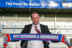 Andy Burgess is gearing up for a first full season in charge of AFC Rushden & Diamonds