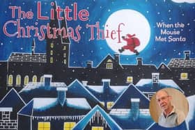 The Little Christmas Thief - When the Mouse Met Santa. Inset: Patrick Brown