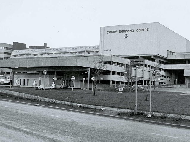 Corby Shopping Centre and old bus station