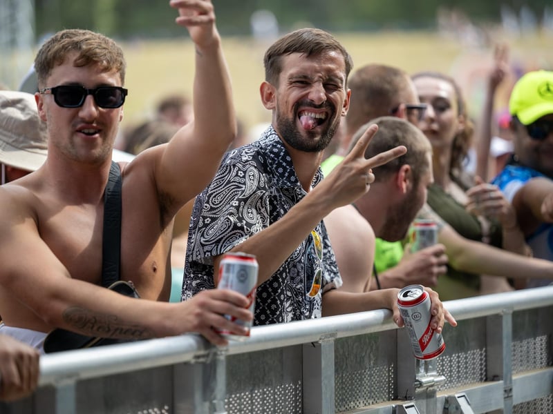 Fans watching acts perform at Tribes Unite at The National Bowl in Milton Keynes on Saturday, August 9, 2025. Photo by David Jackson.