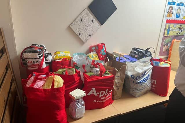 The supplies donated through A-Pland Northampton