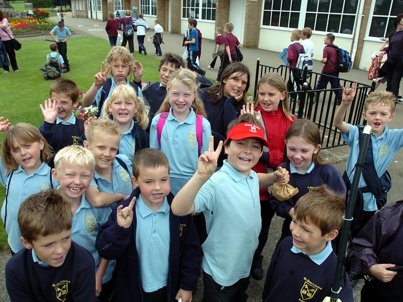 Pupils from St Peter's Junior School, Raunds